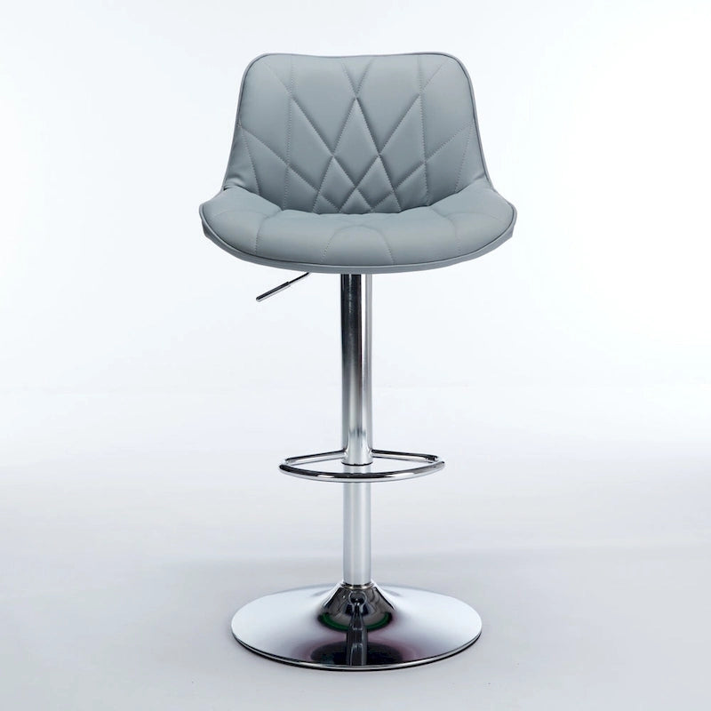 Swivel Bar Stools Set of 2, Tall Bar Stool Chairs with with Back, Kitchen Island Chairs with Upholstered Counter