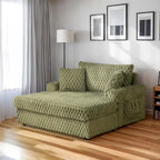 Chaise longue oversize a 2 braccioli con portabicchieri