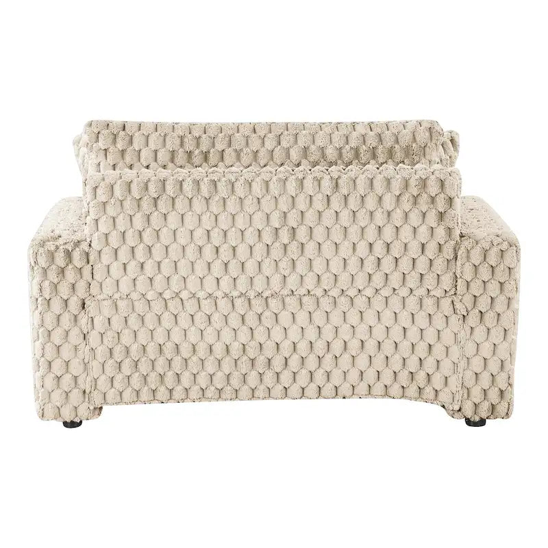 Chaise longue oversize a 2 braccioli con portabicchieri