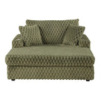 Chaise longue oversize a 2 braccioli con portabicchieri
