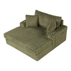 Chaise longue oversize a 2 braccioli con portabicchieri