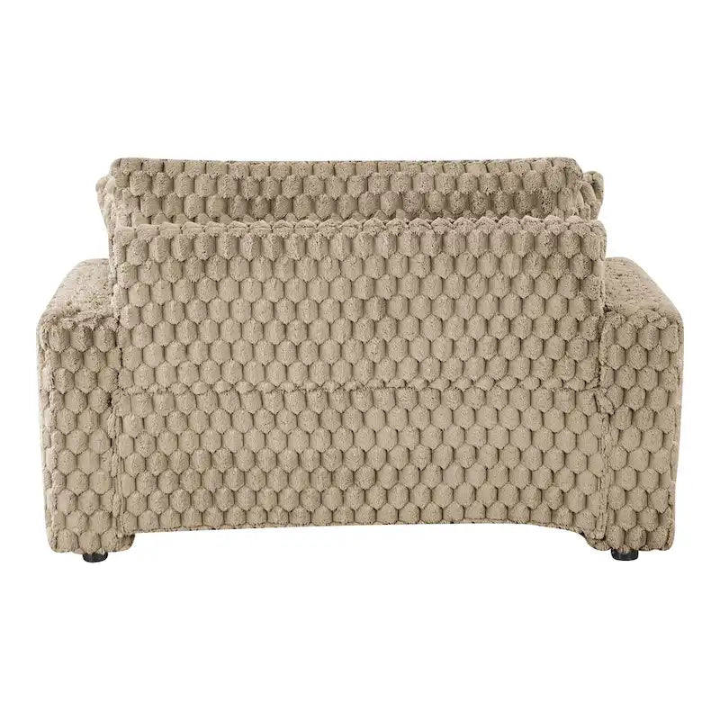 Chaise longue oversize a 2 braccioli con portabicchieri