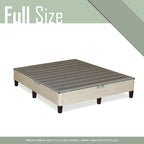 Base letto a piattaforma a basso profilo da 13" con supporto a doghe, beige