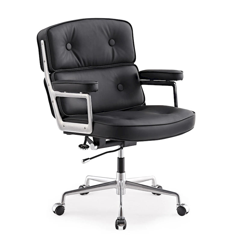 Sedia da Ufficio Ergonomica per la Schiena Media con Supporto Lombare