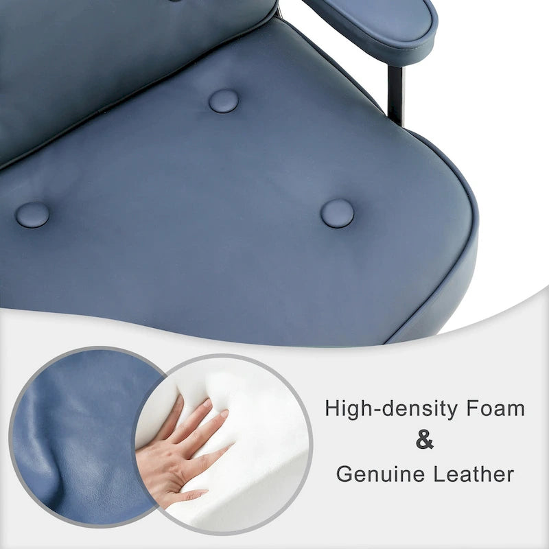Sedia da Ufficio Ergonomica per la Schiena Media con Supporto Lombare