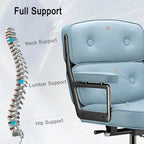 Sedia da Ufficio Ergonomica per la Schiena Media con Supporto Lombare
