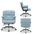 Sedia da Ufficio Ergonomica per la Schiena Media con Supporto Lombare