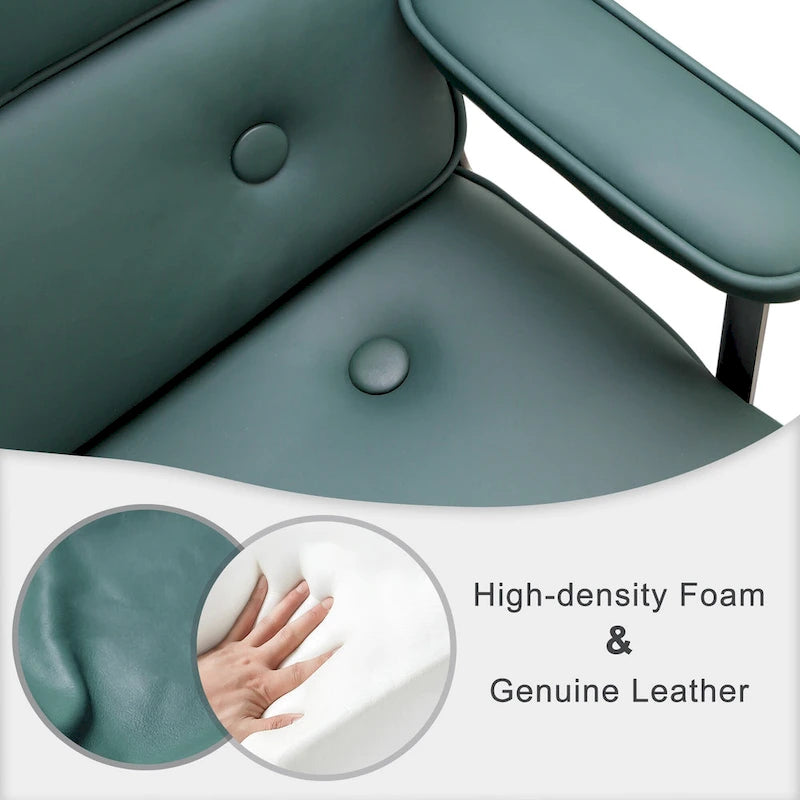 Sedia da Ufficio Ergonomica per la Schiena Media con Supporto Lombare