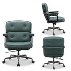 Sedia da Ufficio Ergonomica per la Schiena Media con Supporto Lombare