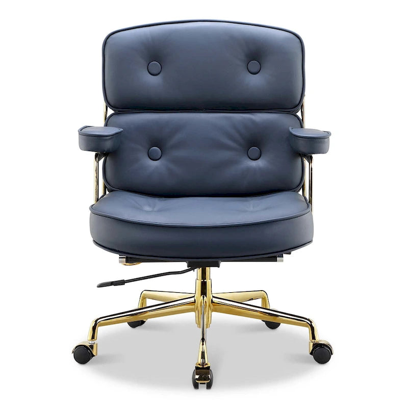 Sedia da Ufficio Ergonomica per la Schiena Media con Supporto Lombare