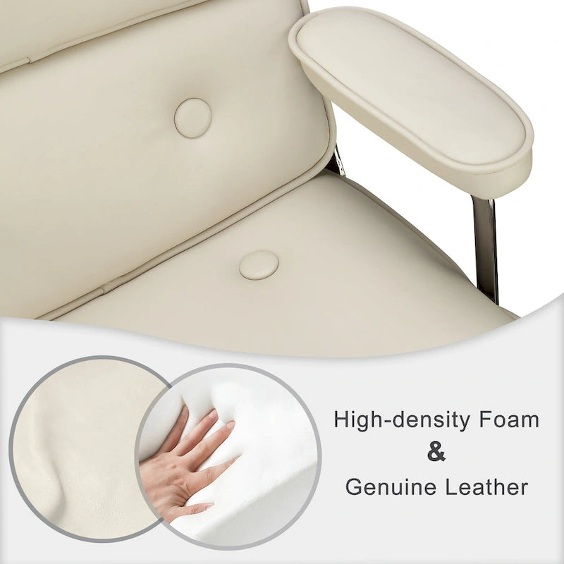 Sedia da Ufficio Ergonomica per la Schiena Media con Supporto Lombare