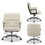 Sedia da Ufficio Ergonomica per la Schiena Media con Supporto Lombare