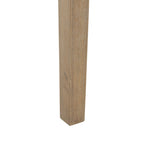Set di 2 sedie da pranzo imbottite con schienale a X in legno – Marrone rustico
