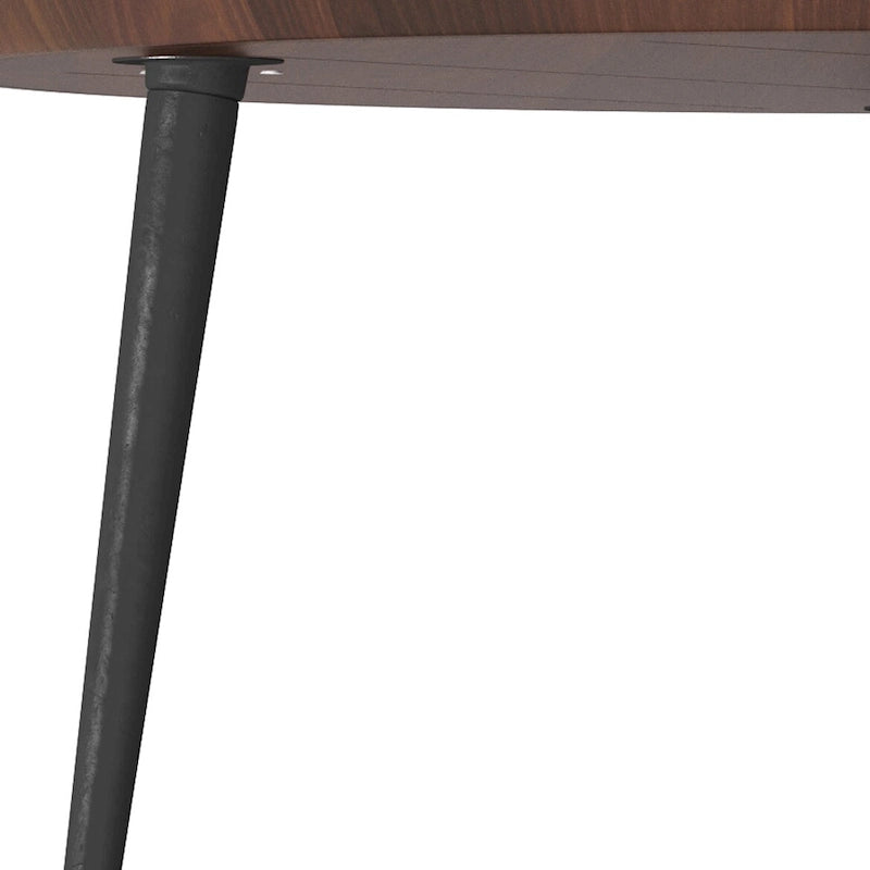 Tavolino rotondo vassoio – Legno massello di acacia