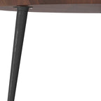Tavolino rotondo vassoio – Legno massello di acacia