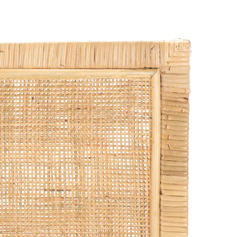 Sedia da pranzo in rattan con cuscino, set da 2 - 55,1 cm L x 46 cm P x 98 cm H