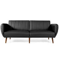 Divano Letto Futon Convertibile con Schienale Regolabile