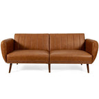 Divano Letto Futon Convertibile con Schienale Regolabile