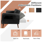 Divano Letto Futon Convertibile con Schienale Regolabile