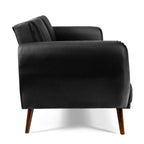 Divano Letto Futon Convertibile con Schienale Regolabile
