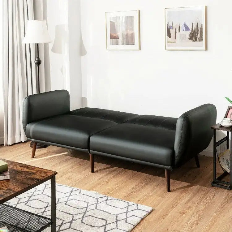 Divano Letto Futon Convertibile con Schienale Regolabile