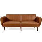 Divano Letto Futon Convertibile con Schienale Regolabile