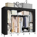 Armadio portatile per appendere i vestiti – 208 cm L x 45 cm P x 175 cm H