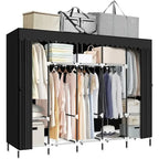 Armadio portatile per appendere i vestiti – 208 cm L x 45 cm P x 175 cm H