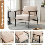 Sedia lounge pieghevole in pelliccia sintetica con cuscino